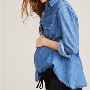 HATCH Current Elliott Mama Denim Shirt (1)